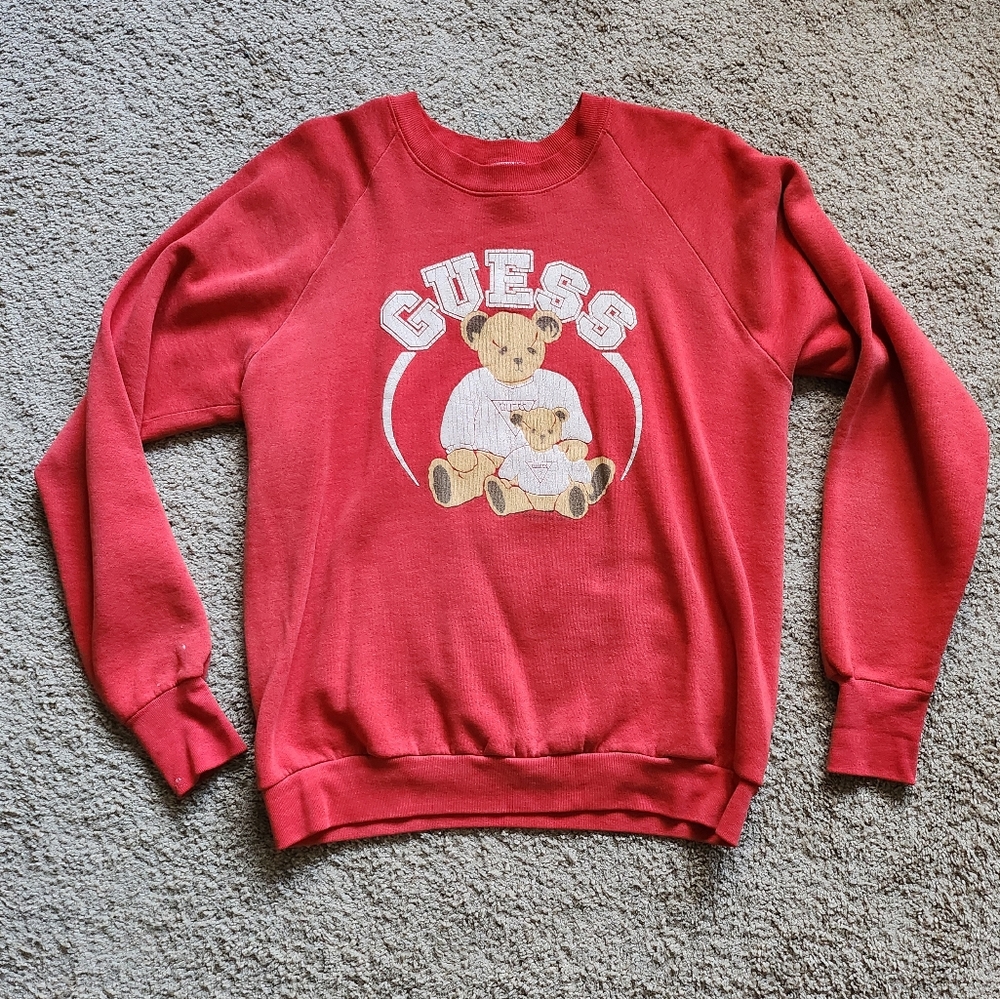 Vintage 1988 Guess Bear Sweater